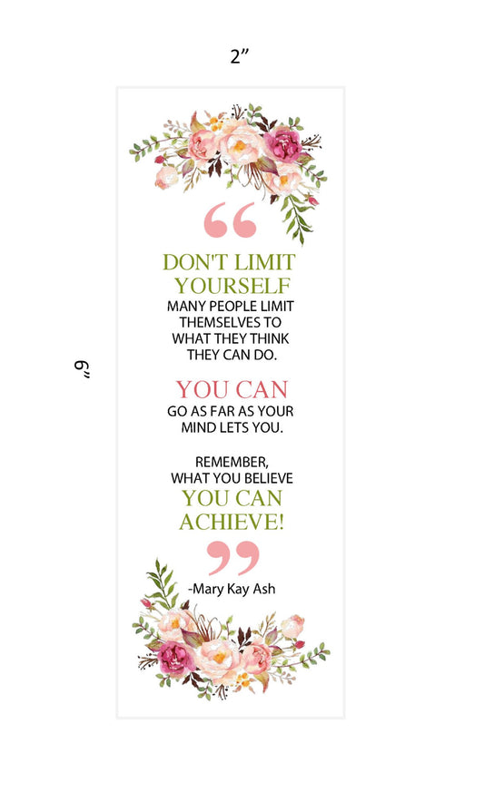 Bookmark - Don't Limit Yourself