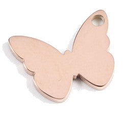 Butterfly Charms - Gold, Silver, Bronze