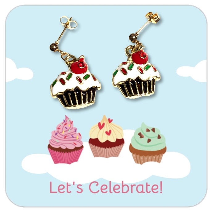 Cupcake Earrings