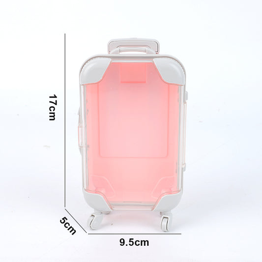 Pink Mini Trolly Suitcases