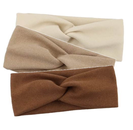 Headbands-Pack/3 - Brown