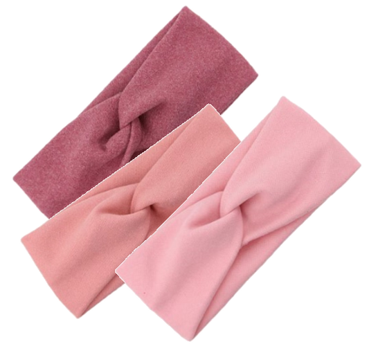 Headbands-Pack/3 - Pinks