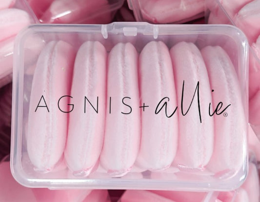 Heart Shaped Cosmetic Puffs - 6 Pack