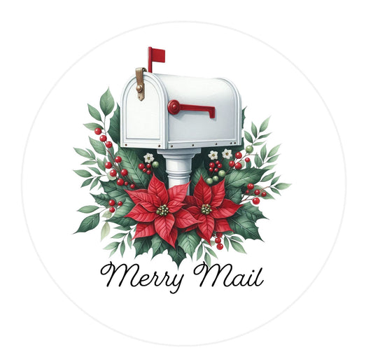 Merry Mail Sticker- Set/24