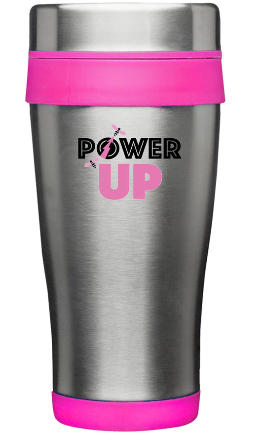 POWER UP Travel Tumbler - 16 OZ