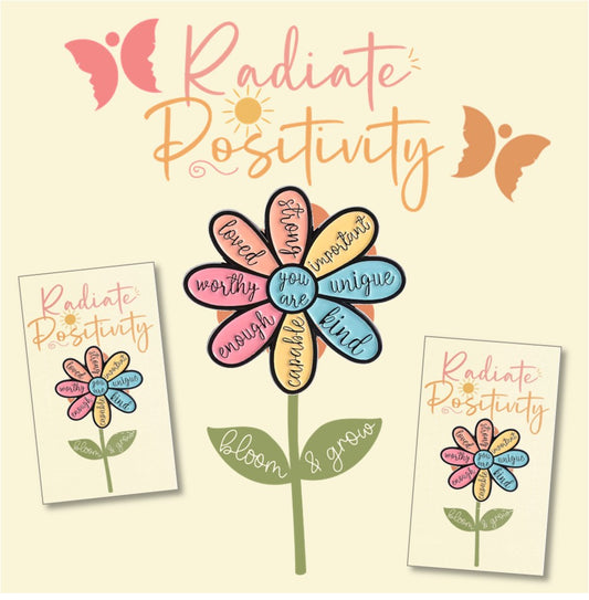 Radiate Positivity - Tac Pin