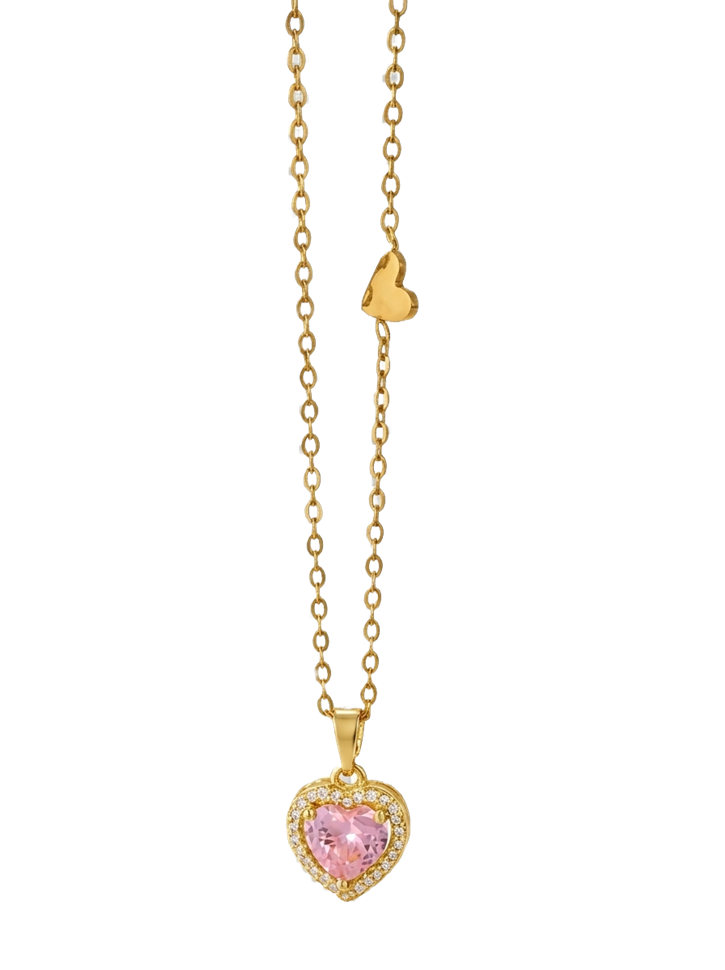 Sparkle CZ Heart Necklace
