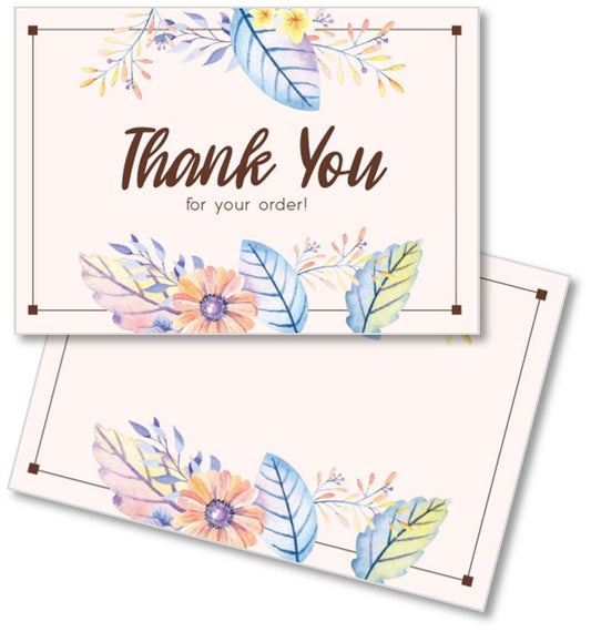 Thank You Watercolor Floral