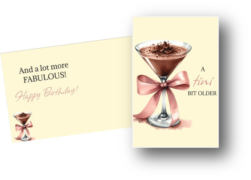 Happy Birthday Postcard - A Tini Bit