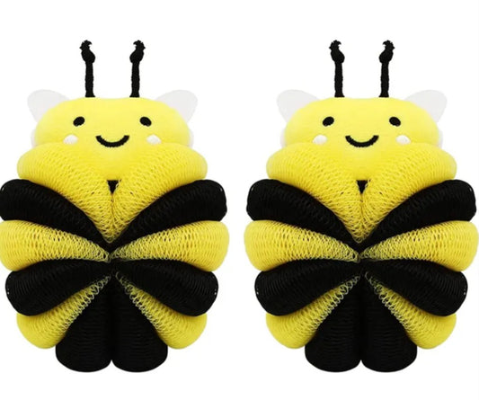 Bee Bath Sponges-Set/2
