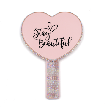 Bling Heart Mirror - Stay Beautiful