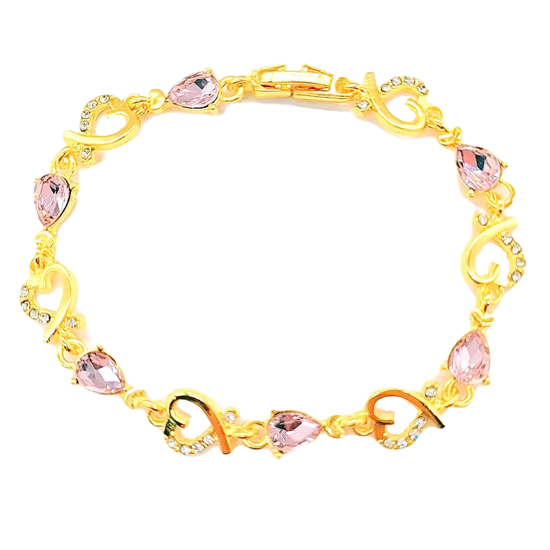 Pink Heart Bracelet