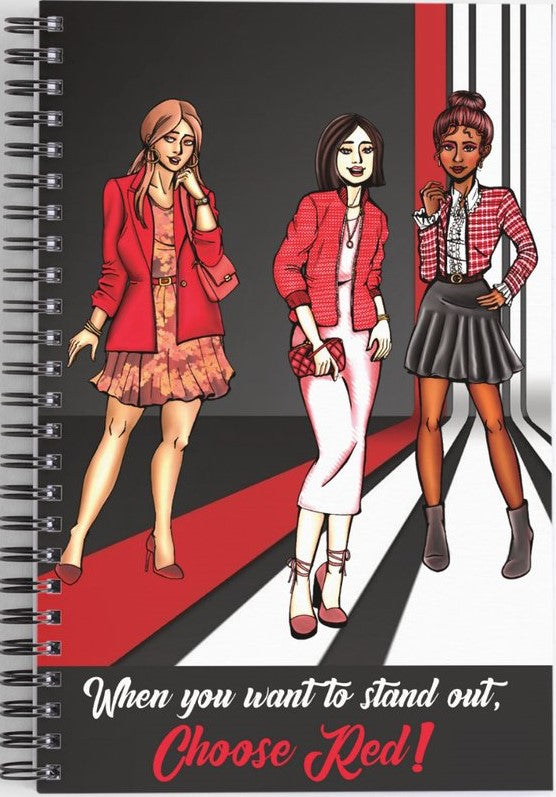 Choose Red! Spiral Notebook