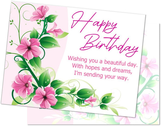 Customer Birthday Postcard