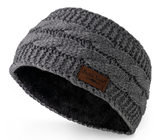 Plush Lined Knit Head Warmers