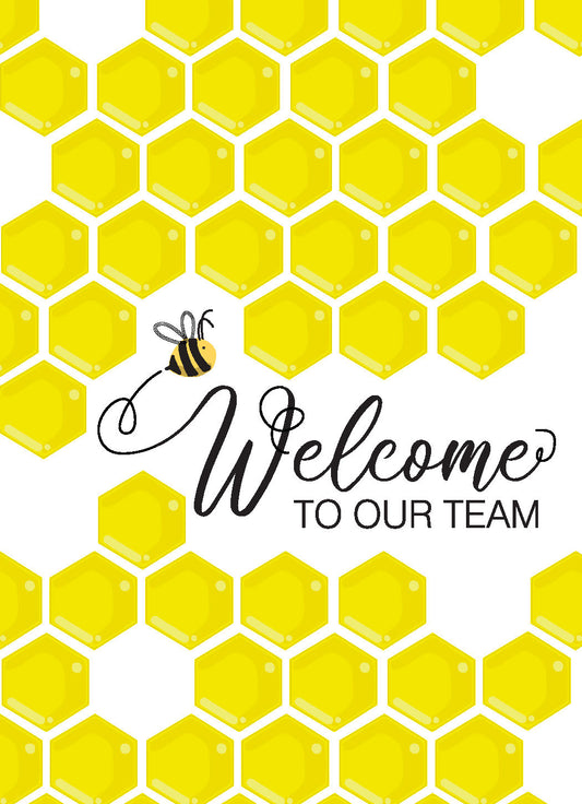 "Welcome to our Team" Postcards