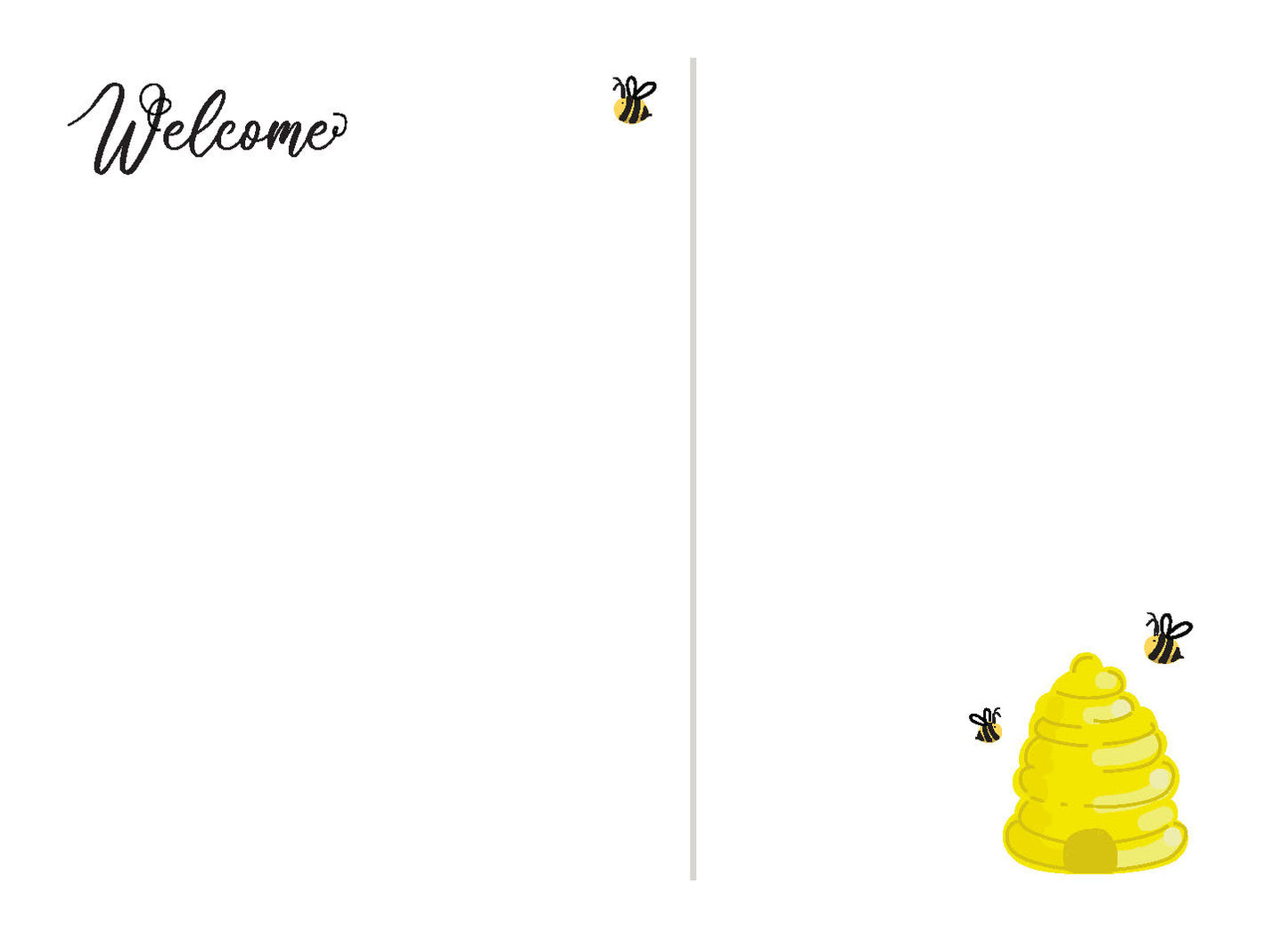 "Welcome to our Team" Postcards