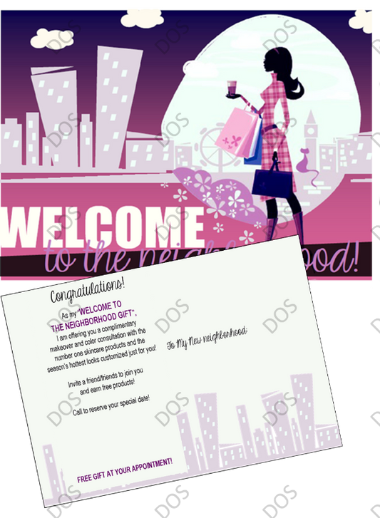 "Welcome to the neighborhood" Postcards