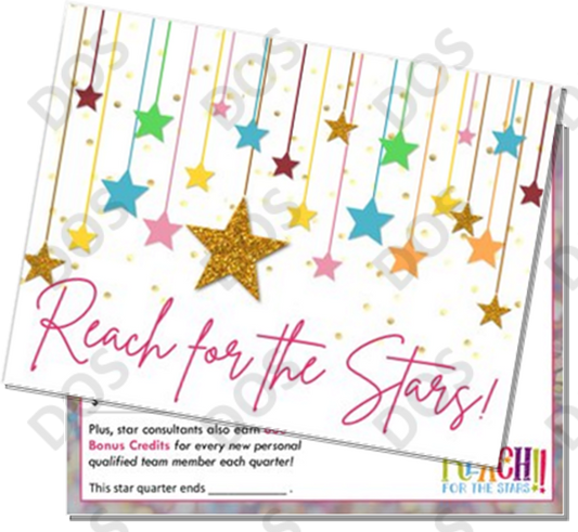 On Target Star Postcard "Reach for the Stars"