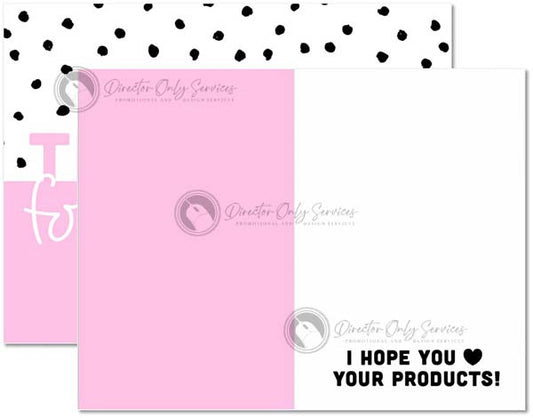 Thank You Heart Postcards