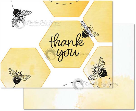 Thank you - Bee Postcard