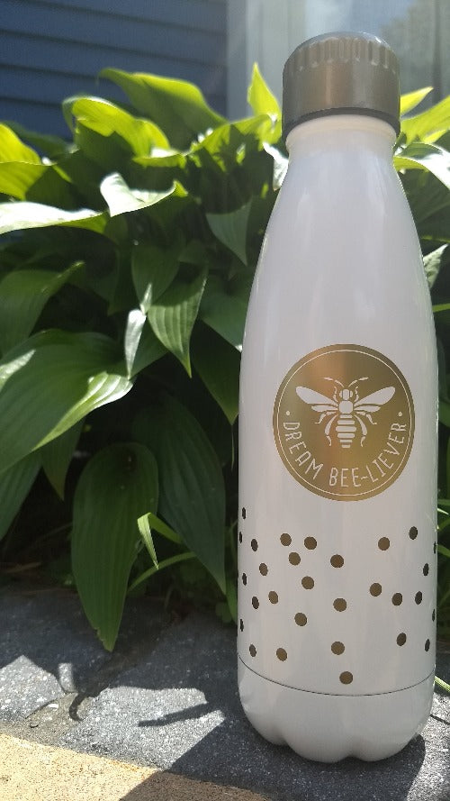Dream Bee-liever Gold Water Bottle