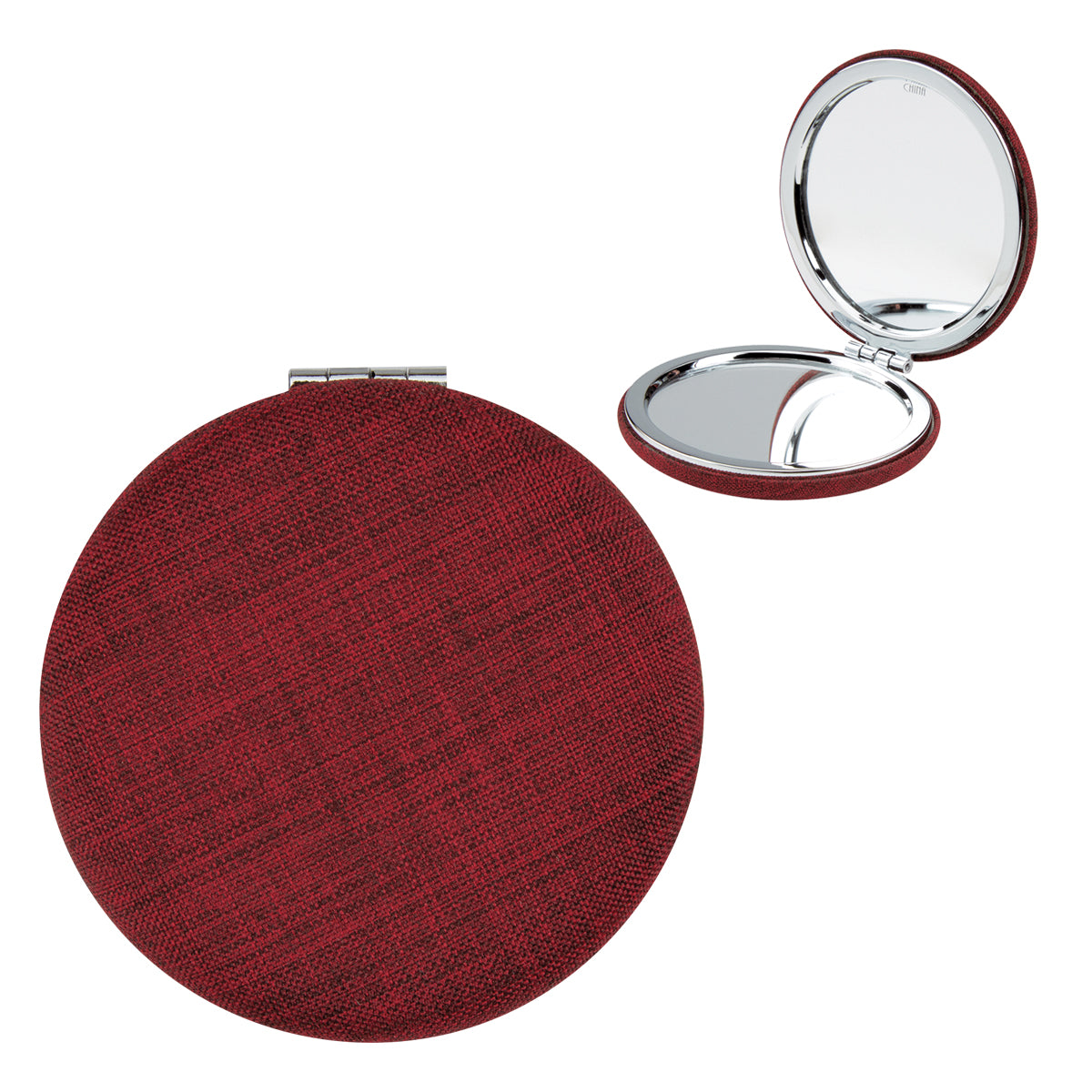 Heather Compact Mirror - Red