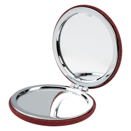 Heather Compact Mirror - Red