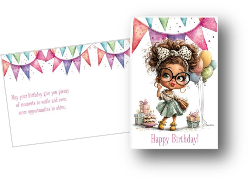 Happy Birthday Postcard - Birthday Girl