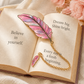 Metal Feather Bookmark