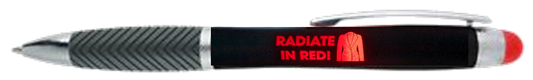 Radiate in Red - Light Up Stylus Pen
