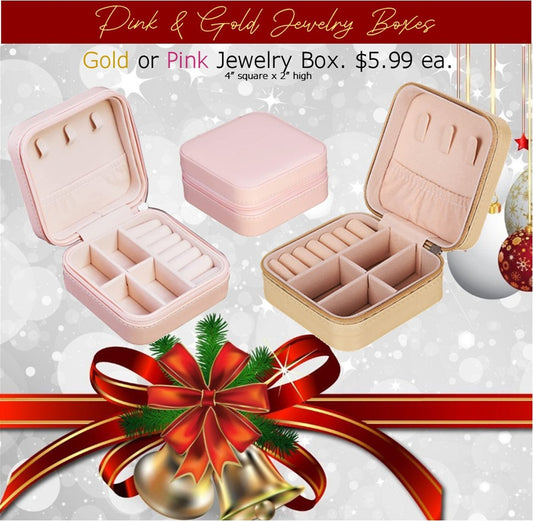 Jewelry Box - Gold OR Pink