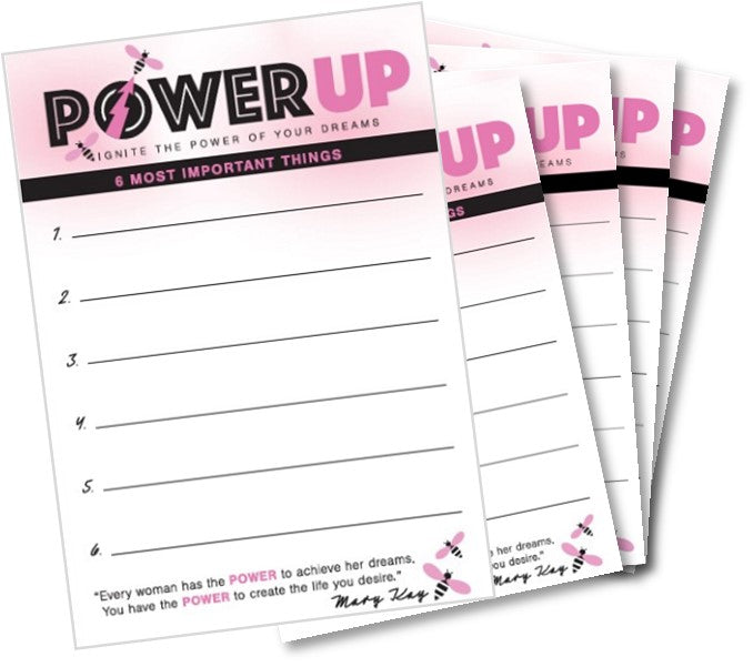 Power Up Notepad - 5PK