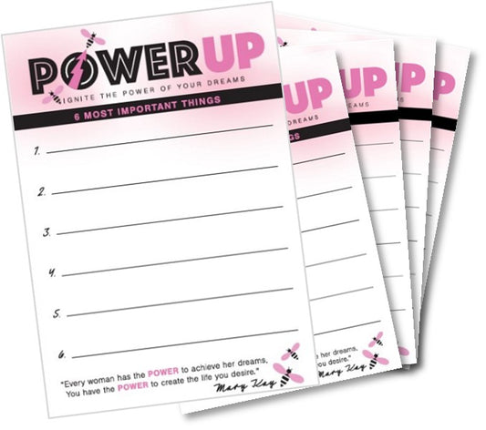 Power Up Notepad - 5PK