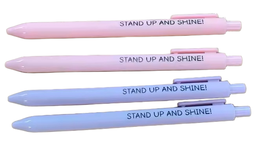 Stand Up and Shine Pens 4/pk