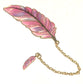 Metal Feather Bookmark