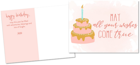 Happy Birthday Postcards for Anyone - May All Your Wishes Come True