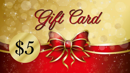 Holiday Ornament & Bow $5 Gift Cards