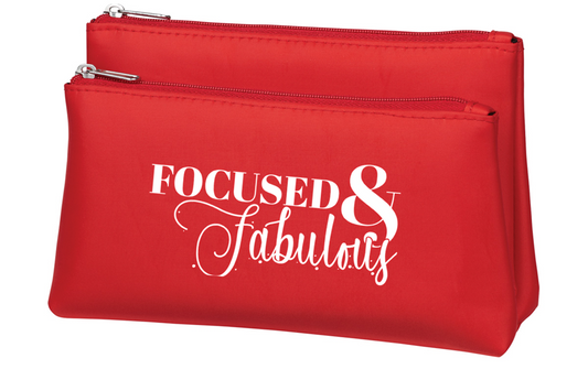 Focused & Fabulous Mirrored Cosmetic Bag