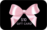 Gift Cards $10 Value with a pretty pink bow