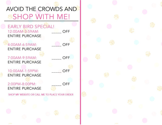 "Pink Friday" Postcards