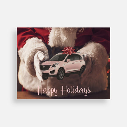 Career Car Holiday Santa Cards