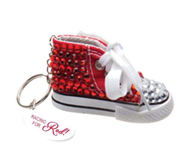 Rocking Red Bling Keychain