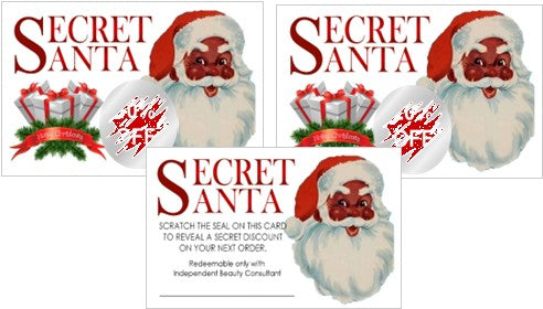 Secret Santa Scratch-Off Gift Cards