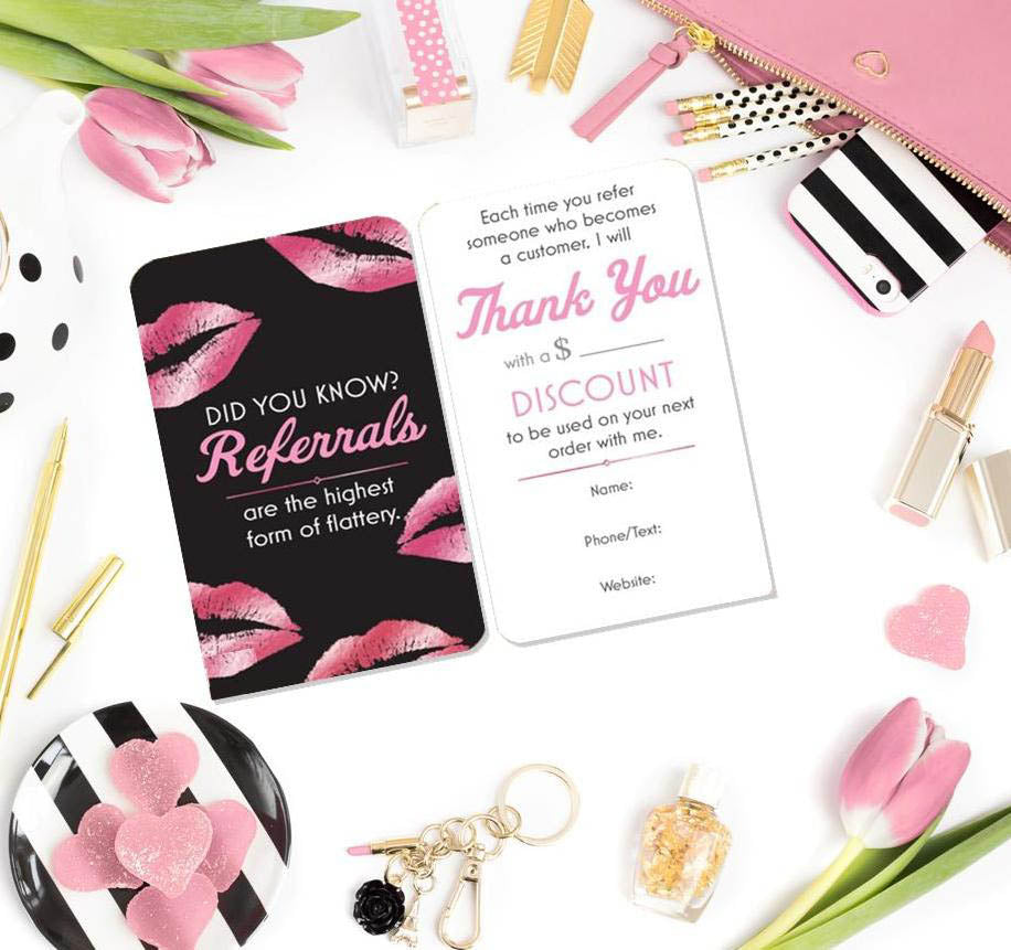 Referral Cards with Thank you Discount